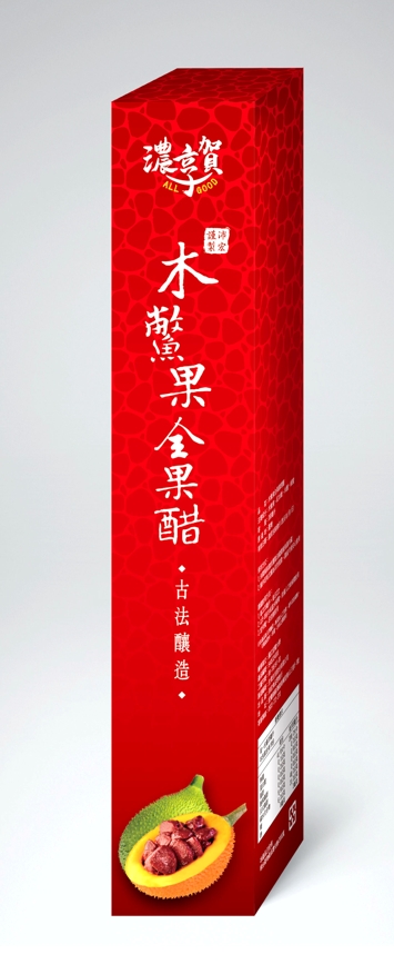 木鱉果全果醋盒(三盒裝) 包裝設計